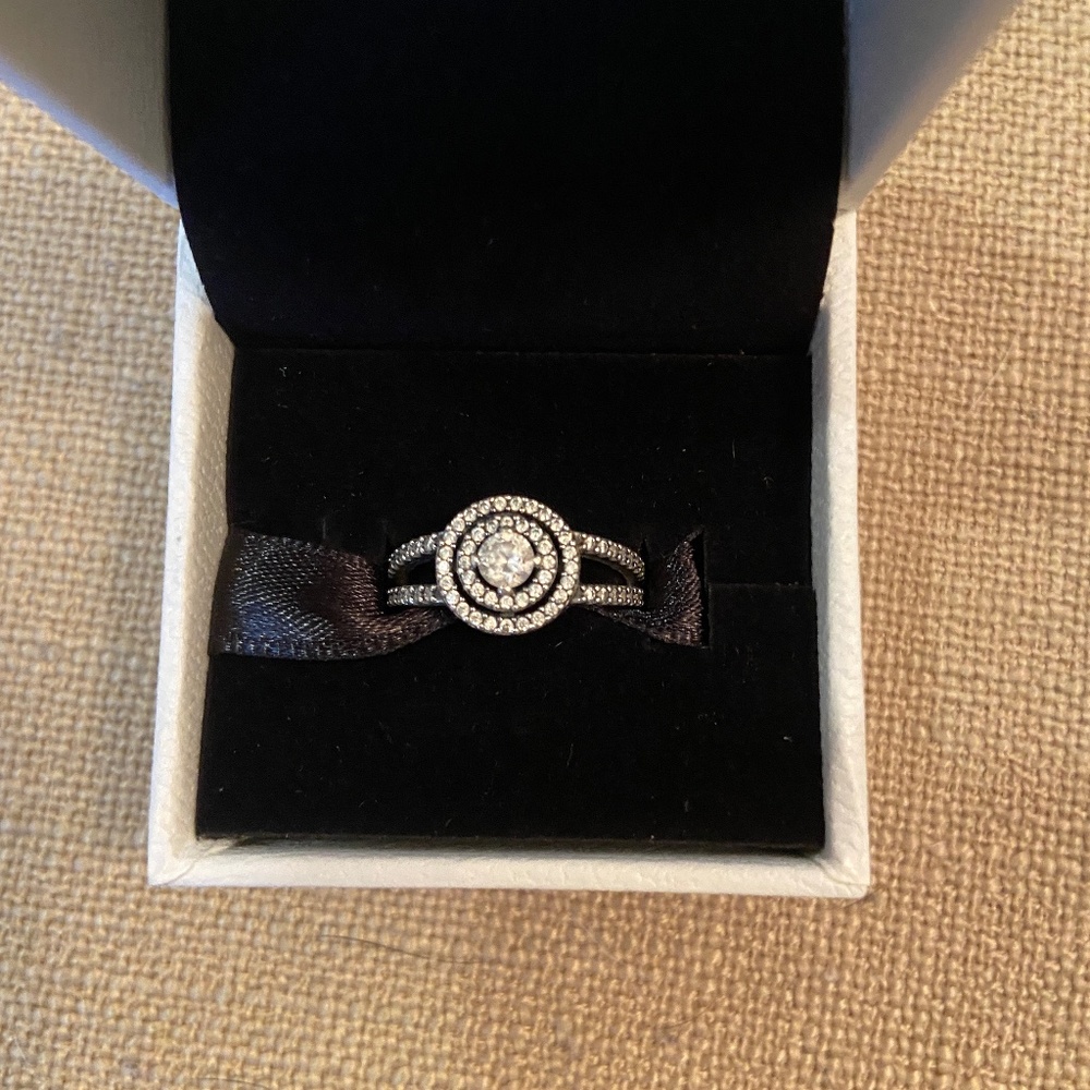 Pandora Double Halo Ring